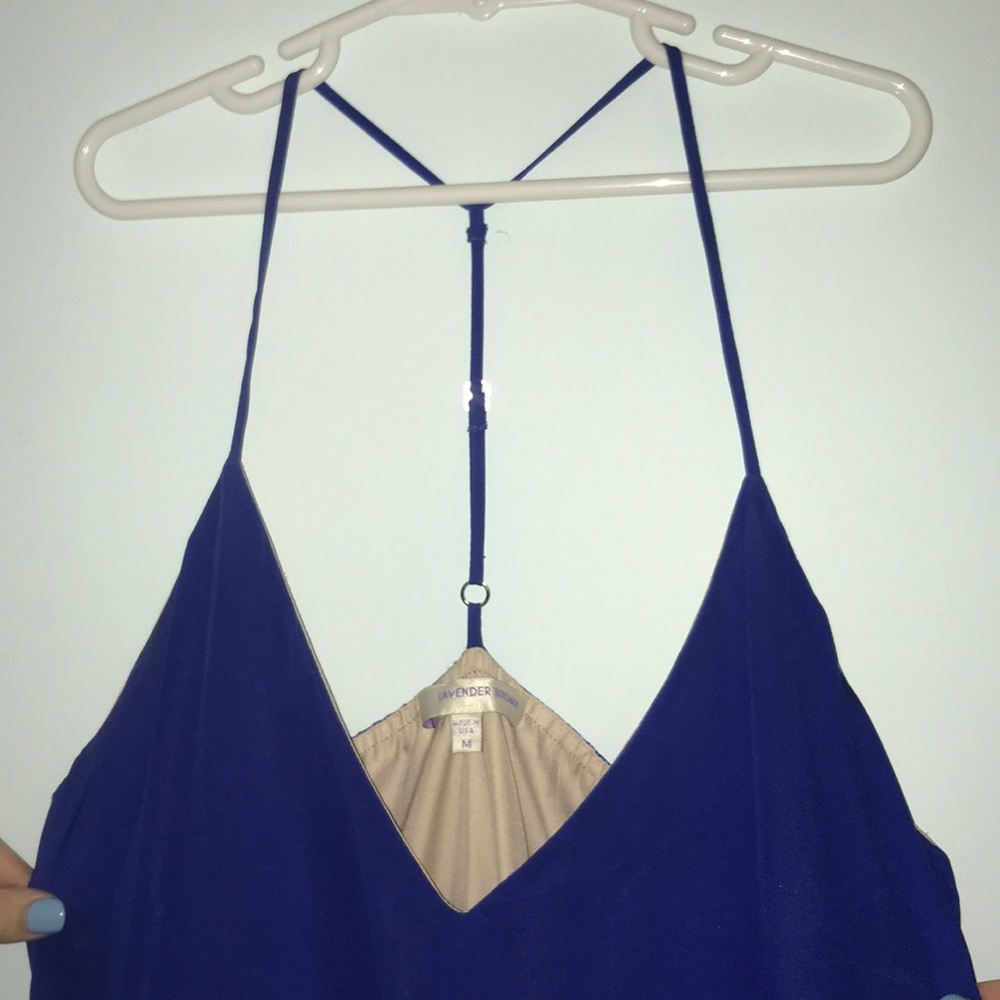 Royal blue prom dress